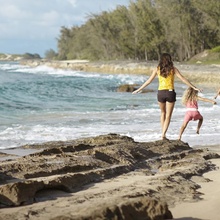 Family on Beach