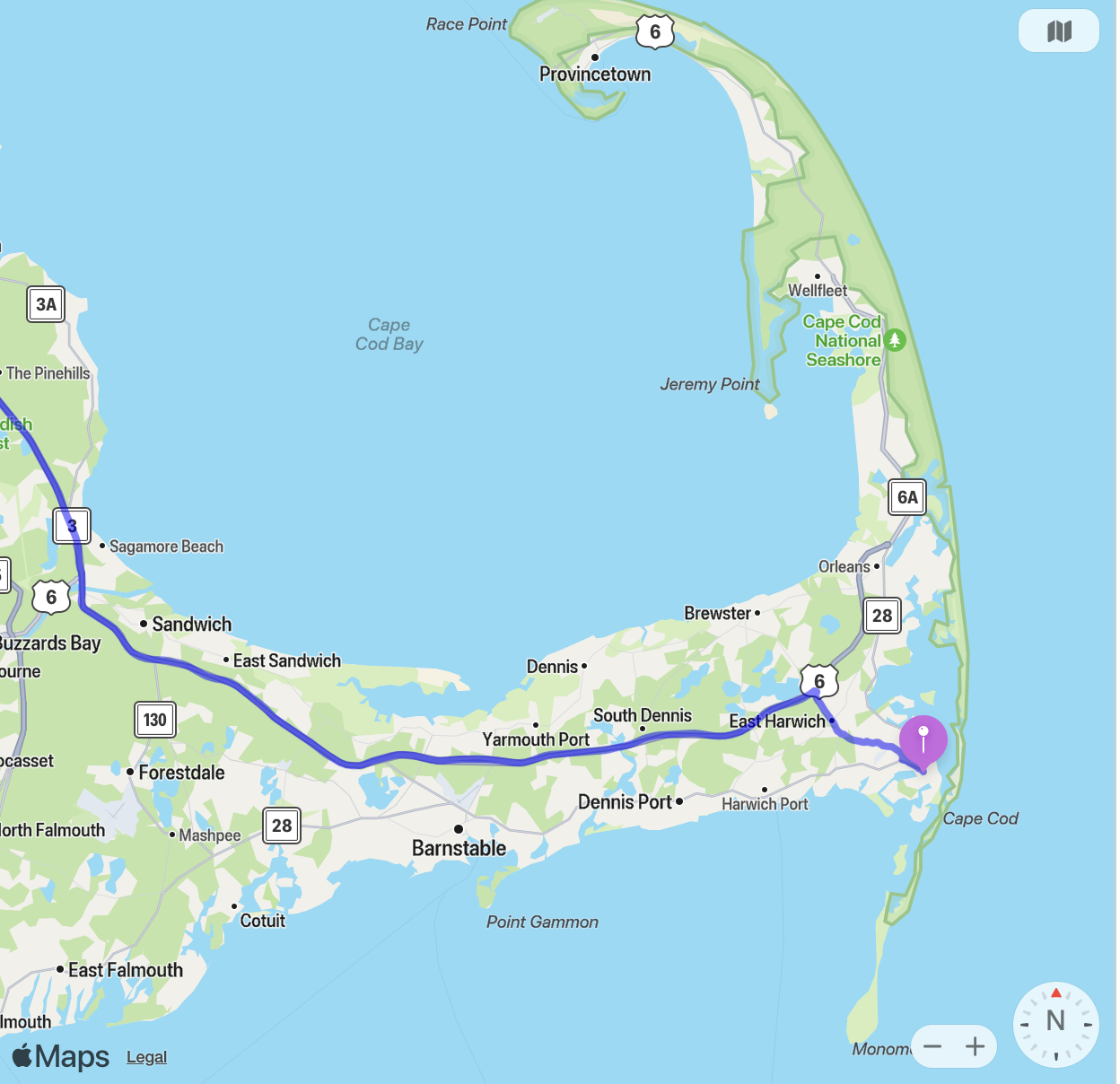 Map Of Cape Cod 1 
